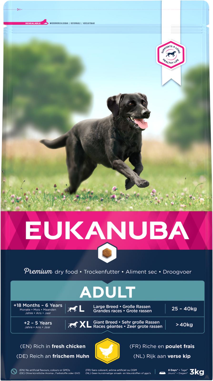 EUKANUBA Adult Large Breed kylling 12 kg