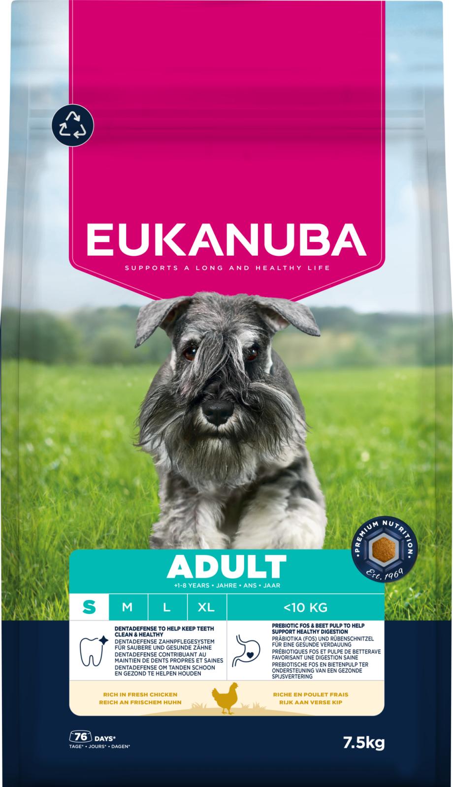 EUKANUBA Adult Small Breed kylling 7,5 kg