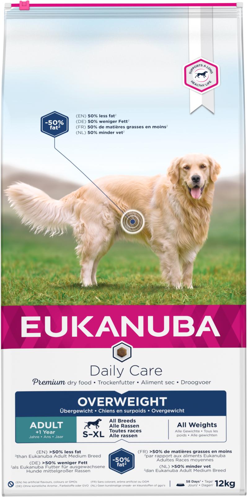 Eukanuba Adult All Breeds Overweight, Sterilized 12 kg