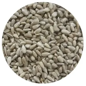 Afskallede solsikkefrø