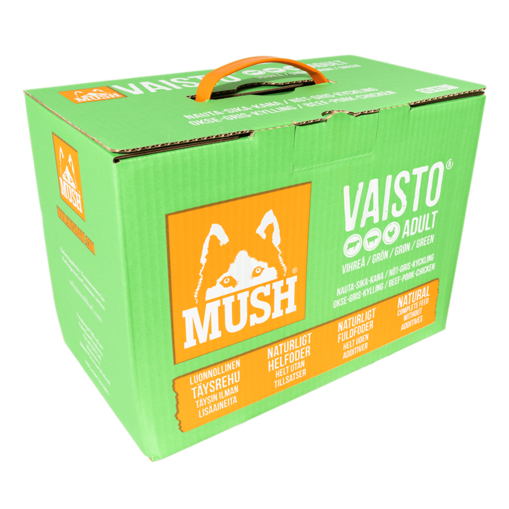 MUSH Vaisto Grøn 10 kg
