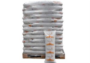 Hel Palle Træpiller 8 mm 15 kg x 56 kg (840 kg) LEVERET