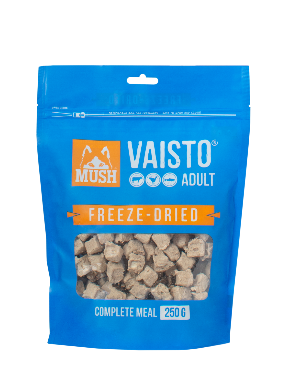 Mush Vaisto Frysetørret Blå 250 g